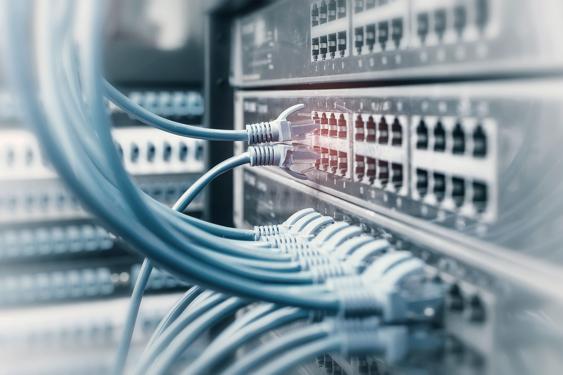 Daten und Netzwerktechnik Dienstleistungsbild