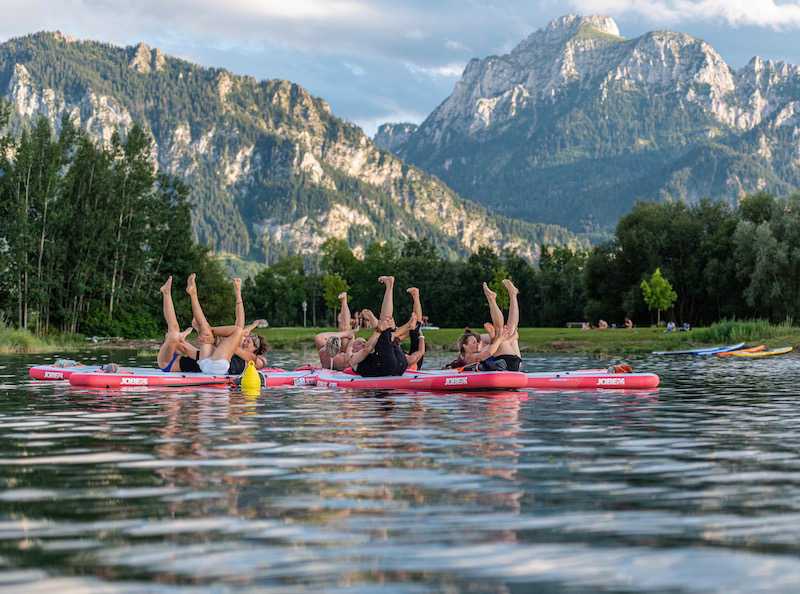 SUP YOGA AM MORGEN